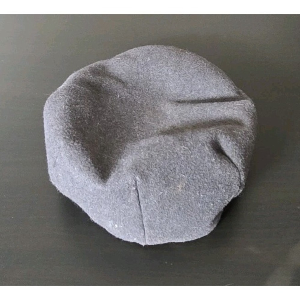 Woolrich Newsboy Hat Cabbie Hat Sz Large Grey Polyester Wool Blend Flat Cap - Picture 3 of 6